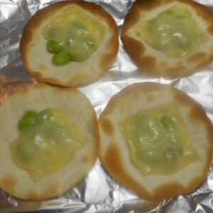 トースターで焼く☆餃子の皮deもう一品♪